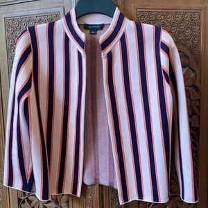 EUC - Ann Taylor Striped Cardigan